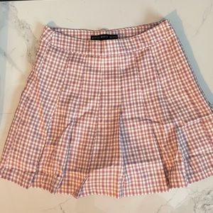 Pink Lilly Pleaded Skort